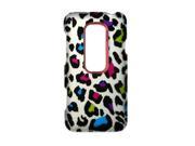 Colorful Leopard Protective Hard Case Cover Design for HTC EVO 3D 4G