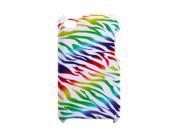 Colorful Zebra Phone Protector Faceplate Cover For Apple iPod touch 4th generation