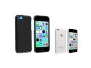 For iPhone 5CTPU sleeve black transparent white