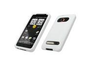 Silicone Gel Skin Cover Case for HTC Evo 4G White