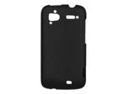 Hard Snap on Shield Black RUBBERIZED Faceplate Cover Sleeve Case for HTC SENSATION 4G With Removal Case PRY TOOL