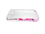 New Crystal Hard Faceplate Cover Case With Flower Design for Apple iPhone 4G 4