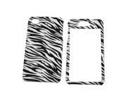 For Apple iPhone 4 Hard Case Cover WHITE AND Black Zebra 4G 4th