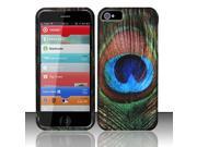 Peacock Feather Hard Plastic Design Matte Case for Apple iPhone 5 6th Gen