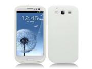 White Soft Skin Silicone Gel Case Cover For Samsung Galaxy S3 i9300 AT and T T Mobile