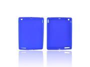 BLUE Silicone Case Cover Skin For Apple iPad 2 2G New iPad 3