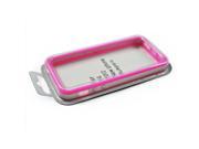 PINK and WHITE Premium Bumper Case for Apple iPhone5