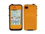 RED PEPPE WATERPROOF SHOCKPROOF HEAVY DUTY DIRT RESISTANT CASE COVER FOR iPHONE4 4S Orange