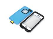 Red pepper Waterproof Case Cover for iPhone 5 5s Light Blue