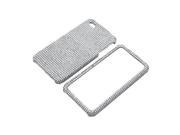 Diamond Phone Protector Cover Case Silver For Apple iPhone 4