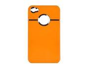 Brilliant Neon Orange Chrome Case Cover Skin for Apple iPhone 4 4S