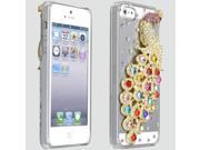 New Bling Peacock Crystal Diamond Rhinestone Chrome Hard Case Cover for iPhone 5