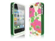 The For iPhone 4 with three piece blossom flower color shell