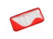 Red Hybrid Gel With stand TPU Cover case For iPhone 5