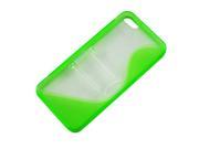 Green Hybrid gel with stand TPU Cover Case for iPhone 5