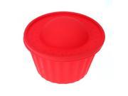 THZY Silicone Cake Cupcake Mold Mould 3 Pieces Cupcake Fondant Baking Kit Red
