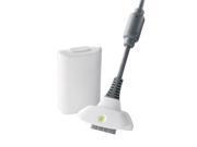 THZY New Hot Sale White Play Charge Kit For Xbox 360 Battery and Charging cable