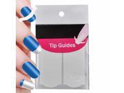 3 * Pack Beauty French Manicure Nail Art Form Fringe Guides Sticker DIY Stencil 06