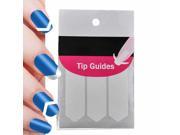 3 * Pack Beauty French Manicure Nail Art Form Fringe Guides Sticker DIY Stencil 08