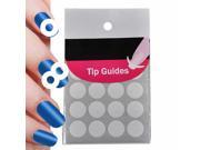 3 * Pack Beauty French Manicure Nail Art Form Fringe Guides Sticker DIY Stencil 09