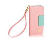 Magnetic Flip Pink PU Wallet Cards Holder Case Cover For Apple Iphone 6 5.5