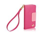 Magnetic Flip Rose Red PU Wallet Cards Holder Case Cover For Samsung Note 4