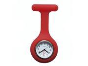 SILICONE GEL Nurses Fob Watch Washable Infection Free Red