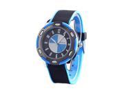 THZY WOMAGE Rubber Unisex Fashion Style Wrist Quartz Watches Light Blue