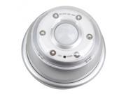 Auto PIR 6 LED Light Lamp Infrared Sensor Motion Detector Motion detecting light Silver