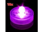 Submersible LED Decor Tea Light * Wedding or Events * Pack of 10