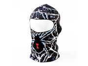 THZY Black White with Red Spider 3D Animal Active Outdoor Sports Cycling Motorcycle Masks Ski Hood Hat Veil Balaclava UV Protect Full Face Mask BB19