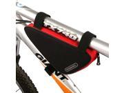 THZY Roswheel Bike Bicycle e Nylon Saddle Frame Tube Bag Red Black