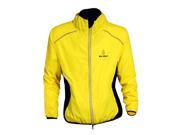 THZY WOLFBIKE Cycling Jersey Bicycle Long Sleeve Wind Coat Yellow M
