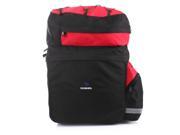 THZY Roswheel 60L Cycling Bicycle Bag Bike Double Side Rear Rack Tail Seat Trunk Bag Pannier Red