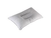THZY Double Sided Flocking Inflatable Pillow Suede Fabric Cushion Camping Travel Outdoor Office Plane Hotel Portable Folding
