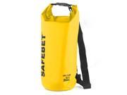 SAFEBET Rafting Bag Dry Bag Waterproof Travel Bag Backpack Type 10 Liters Yellow