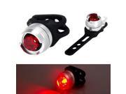 THZY New Aluminum Red Light Bicycle light Waterproof design Silver