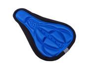 THZY Cycling MTB Bicycle Saddle Cover Comfortable Bike Seat Cushion 3D Breathable Soft Pad Blue