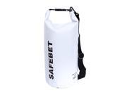 THZY SAFEBET Rafting Bag Dry Bag Waterproof Travel Bag Backpack Type 10 Liters White