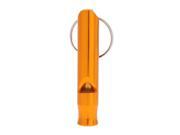THZY 1pcs Mini Emergency Outdoor Hiking Camping Aluminum Survival Whistle with Keychain Gold