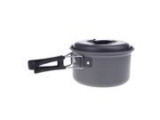 THZY Portable Outdoor Cooking Camping Pot Anodised Aluminum Foldable Handles Non stick Cookware Utensil Picnic Hiking
