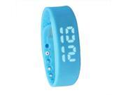 THZY New Waterproof Movement Health Pedometer Sleep Monitoring Smart Bracelet Watches blue