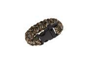 THZY Paracord Parachute Cord Emergency Kit Survival Bracelet Rope with Whistle Buckle Outdoor Camping Camo 4