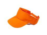 THZY Visor Sun Plain Hat Sports Cap Colors Golf Tennis Beach New Adjustable Men Women Orange