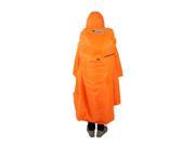 THZY BLUE FIELD Backpack Cover One piece Raincoat Poncho Rain Cape Outdoor Hiking Camping Unisex Reddish orange