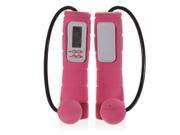 THZY Adjustable Digital Calorie Counting LCD Jump Speed Rope Pink