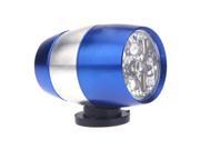 THZY Cycling Ultra Bright 6 LED Bicycle Bike Front White Head Light Mini Safety Lamp Flashlight 2 Modes Aluminium Alloy Weather Resistant Blue
