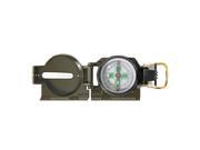 THZY Mini Military Camping Marching Compass Magnifier Army Green
