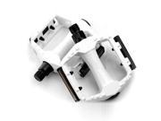 THZY A Pair Universal Aluminum Alloy Bike 9 16 Pedals Flat White