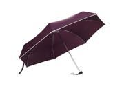 THZY Ultra light exceed short umbrella fashion umbrella rain shine amphibious umbrella uv creative umbrella dark purple Black handle